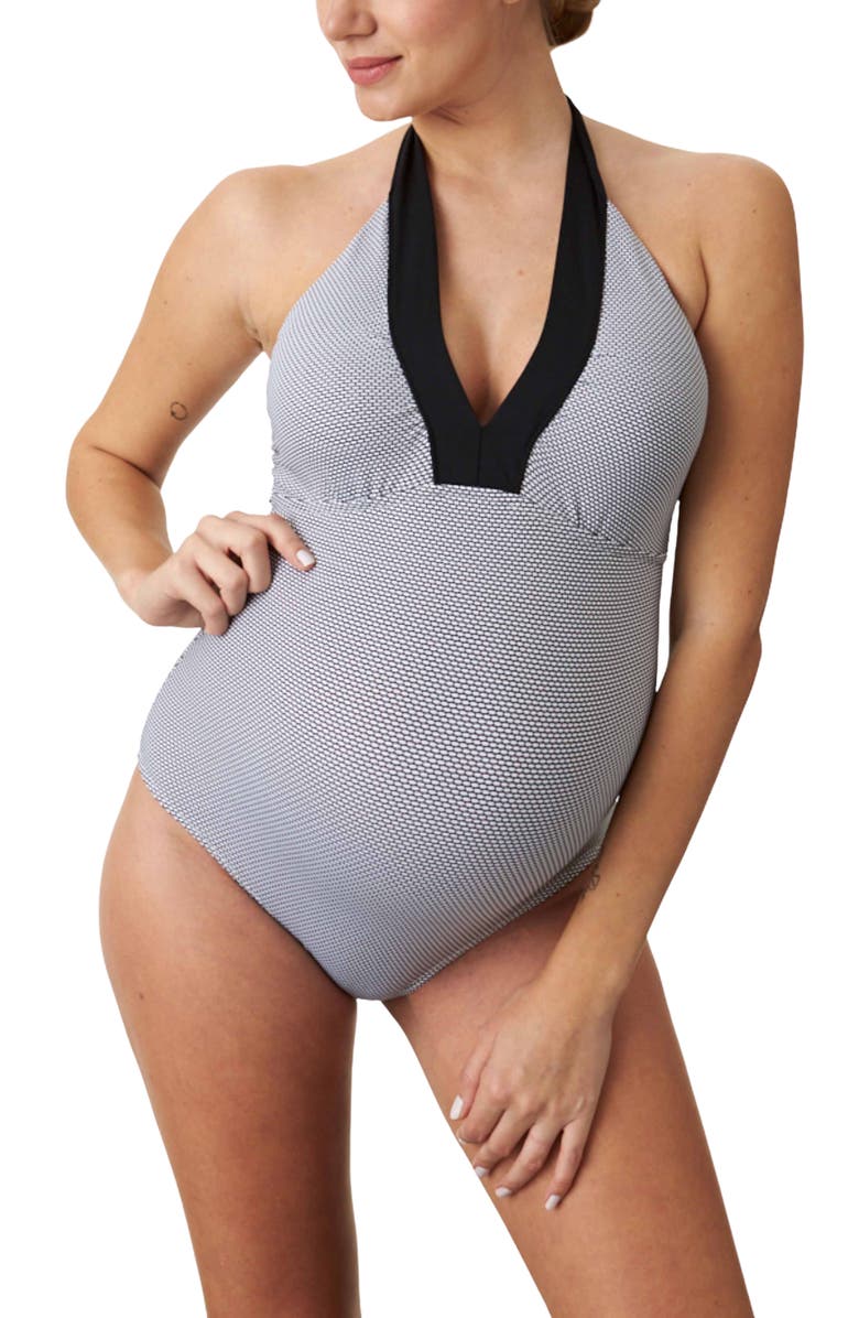 Pez D'Or Montego Bay One-Piece Maternity Swimsuit, Alternate, color, 
