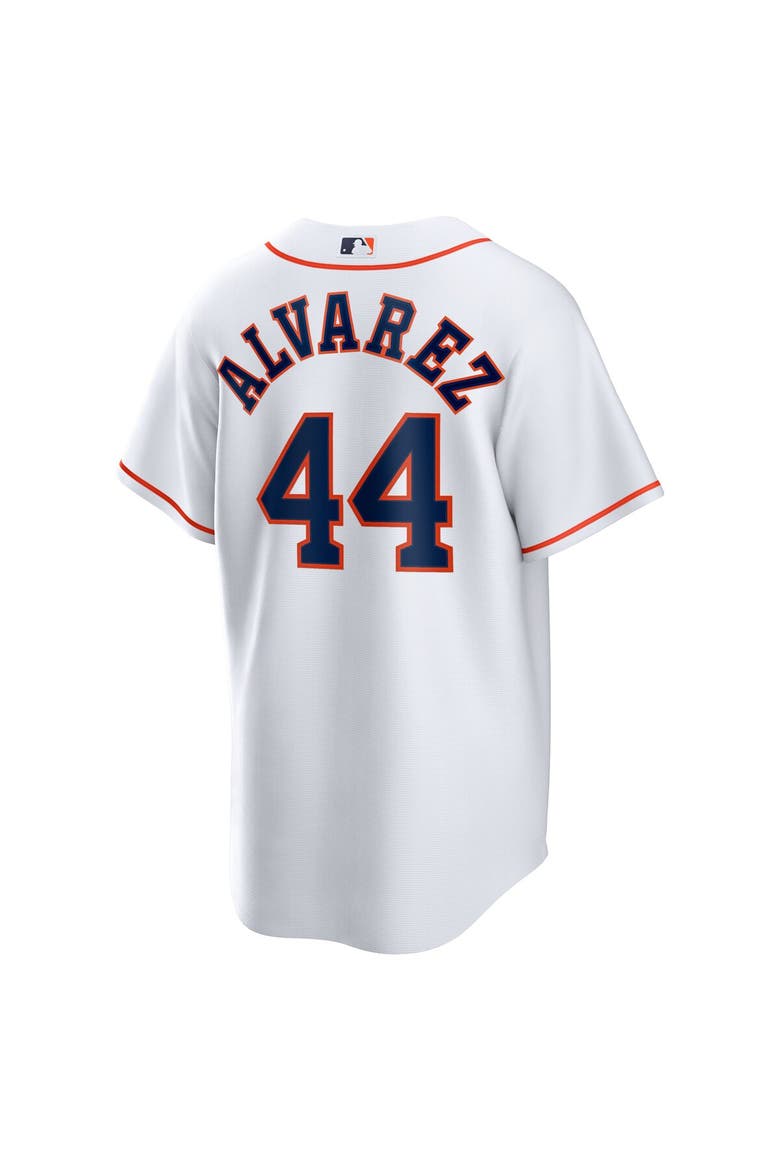 Men's Nike Yordan Álvarez White Houston Astros Home Replica Player Jersey, Alternate, color, WHITE