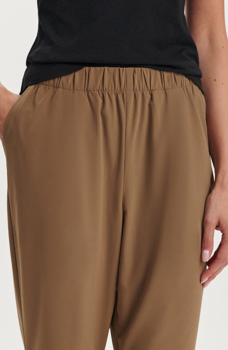 Varley Alana Slim Tapered Crop Pants, Alternate, color, Taupe Stone