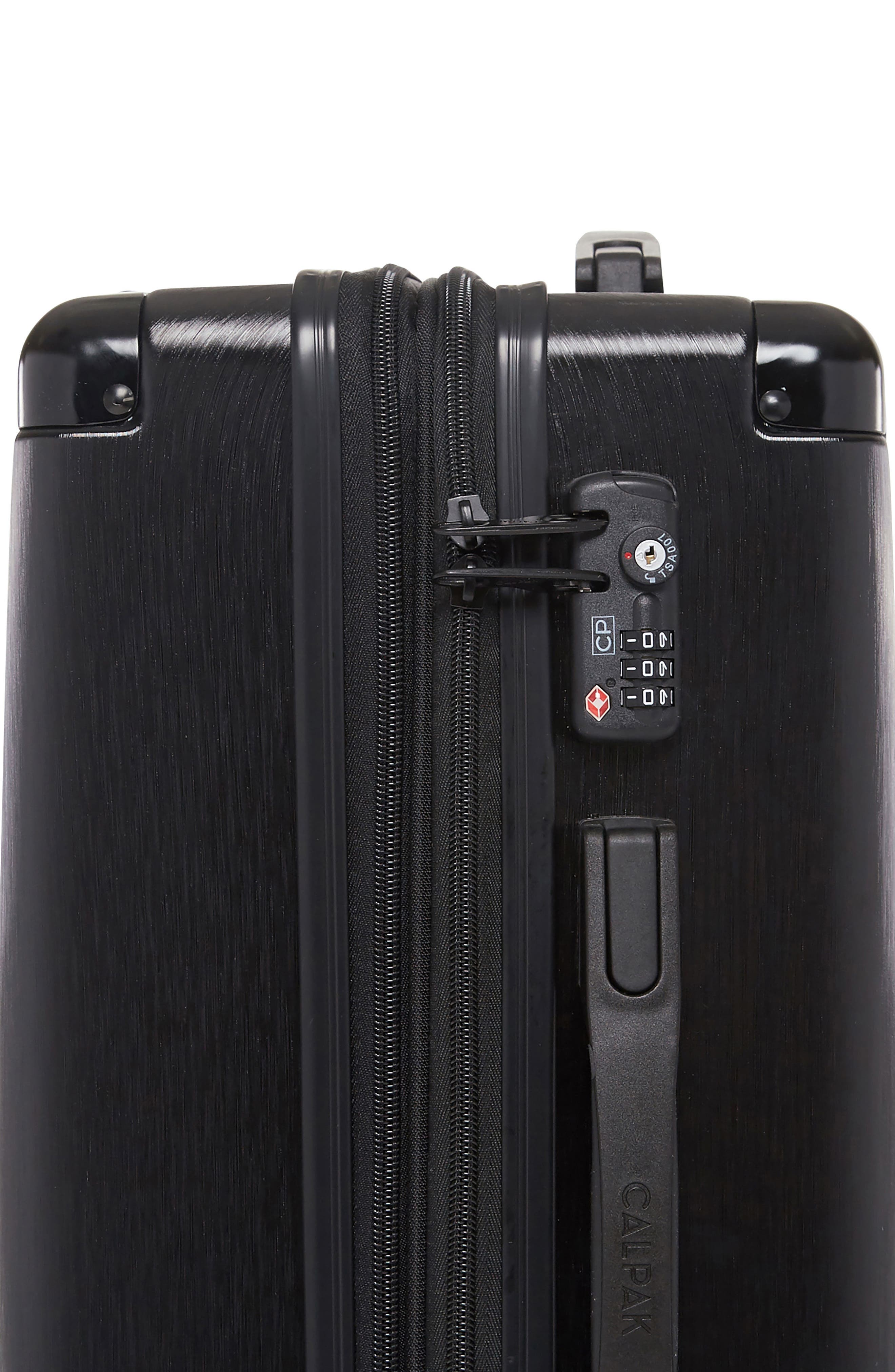 CALPAK Ambeur 22-Inch Rolling Spinner Carry-On, Alternate, color, Black