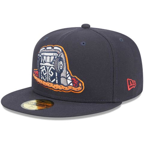 Men's New Era Navy Bowling Green Hot Rods Theme Nights Bowling Green Sinkholes  59FIFTY Fitted Hat