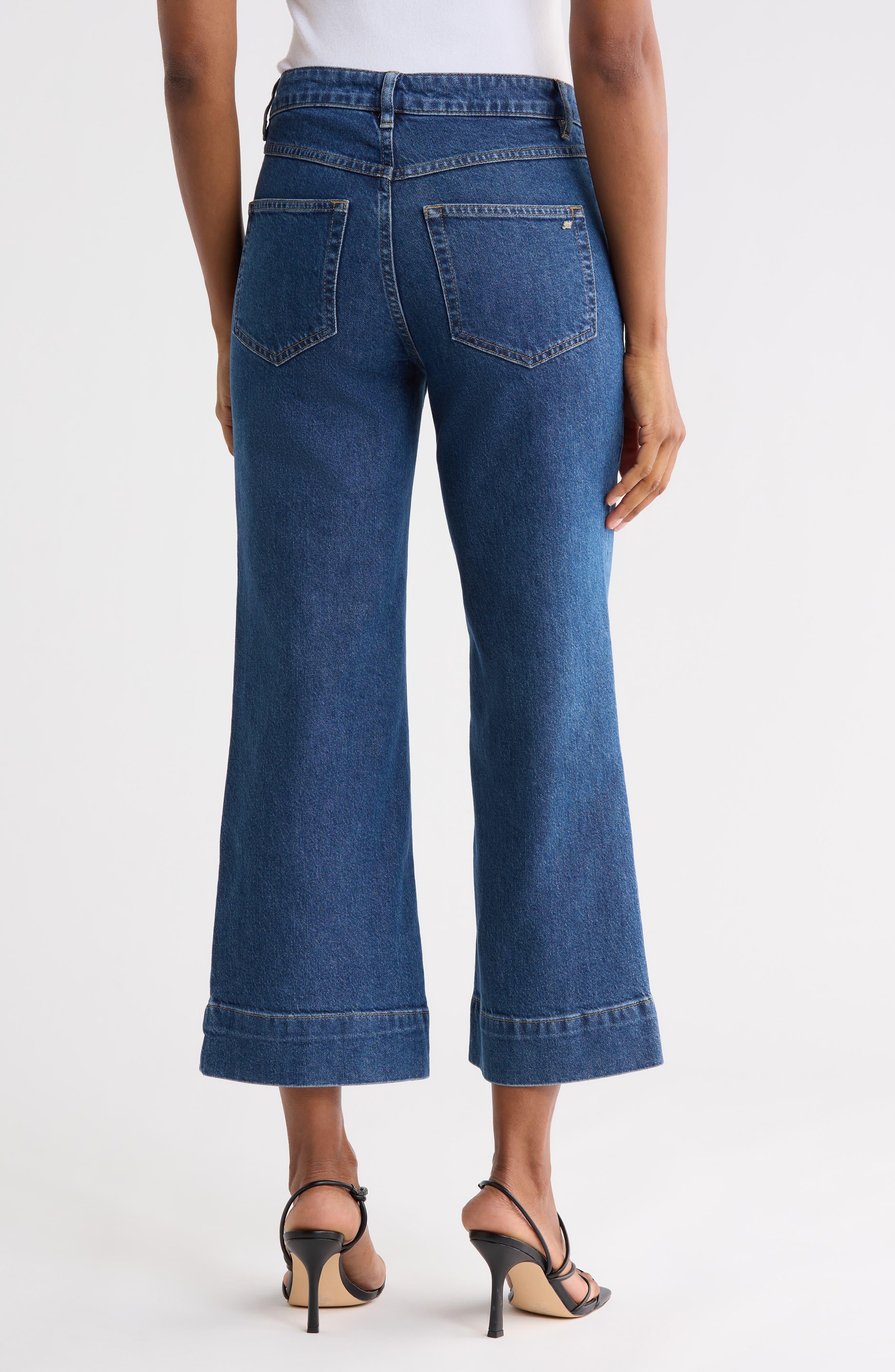 Cinq à Sept Joey Crop Wide Leg Jeans (Women) | Nordstromrack