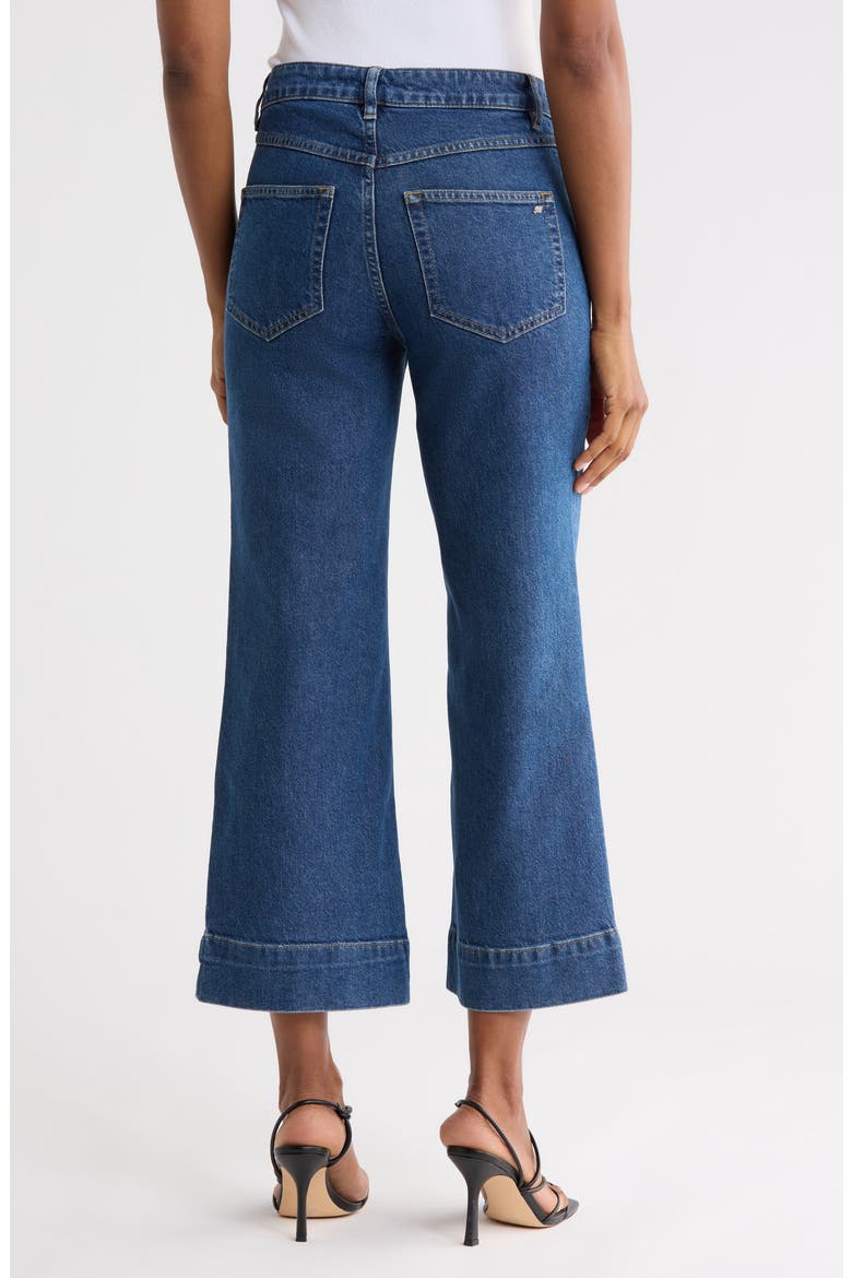 Joey Crop Wide Leg Jeans, Alternate, color, TIDE