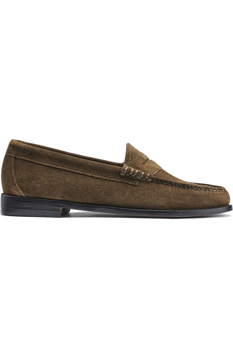 G.H.BASS Whitney Penny Loafer, Alternate, color, Olive Suede