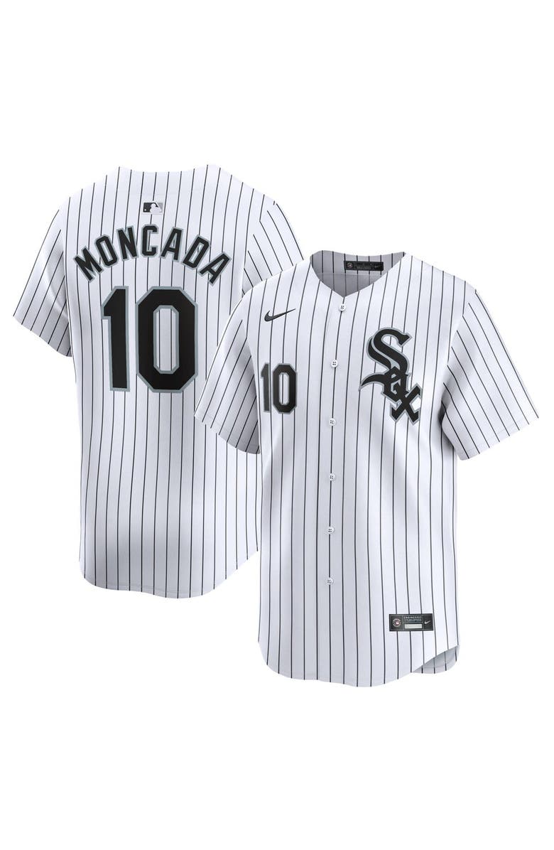 Nike Men's Nike Yoan Moncada White Chicago White Sox Home Limited Player Jersey, Alternate, color, White