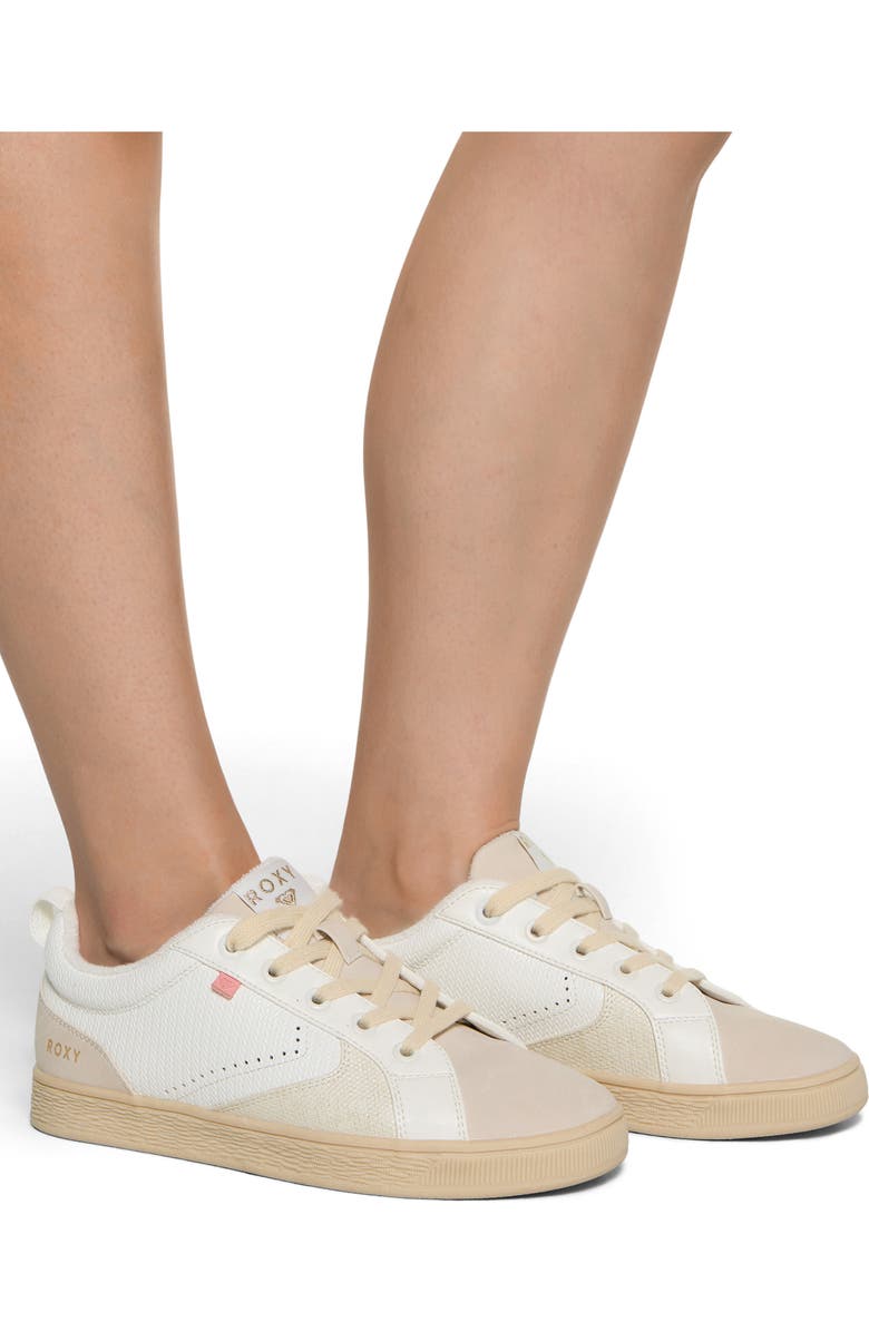 Roxy Sunrise Sneaker, Alternate, color, Cream Multi