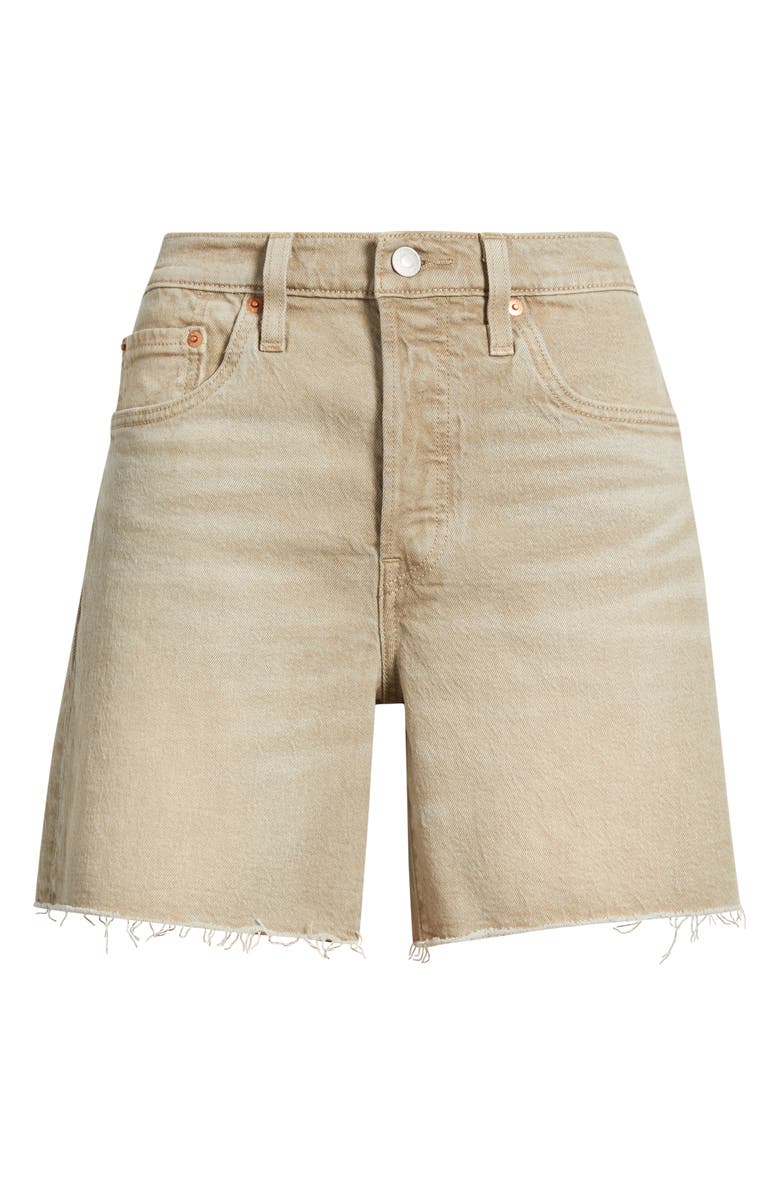 Levi's 501<sup>®</sup> High Waist Mid Thigh Denim Cutoff Shorts, Alternate, color, Chipped Winter Twig