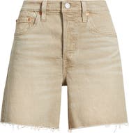 Levi's 501® High Waist Mid Thigh Denim Cutoff Shorts