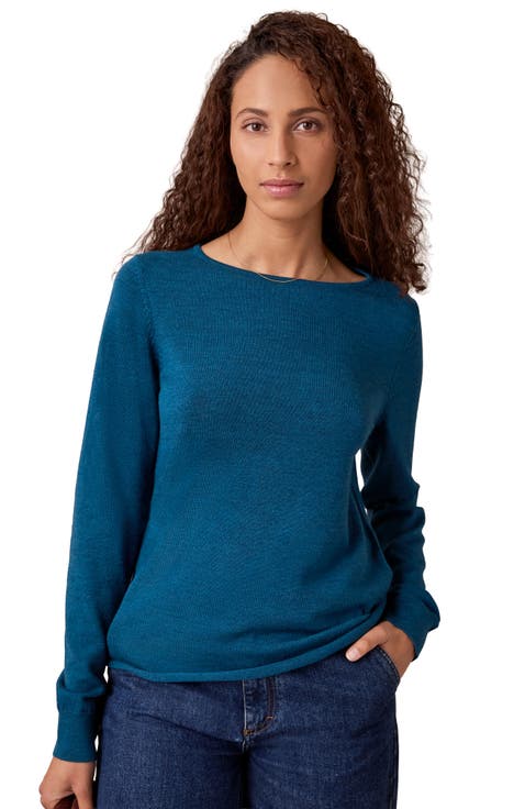 Merino Fine Knit Boat Neck Jumper
