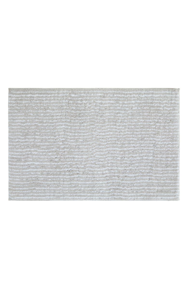 HOMESPUN Pinstripe Cotton Bath Mat, Main, color, 