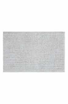HOMESPUN Pinstripe Cotton Bath Mat