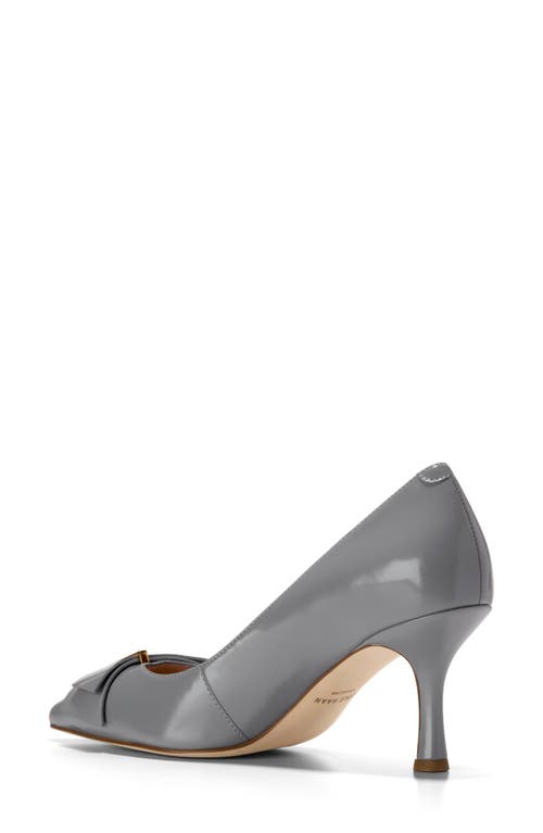 Cole Haan Felicia Bow Pointed Toe Pump In Gray