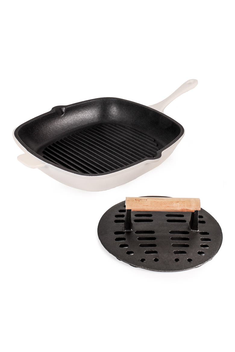 Neo 2-Piece Cast Iron Set, Main, color, WHITE