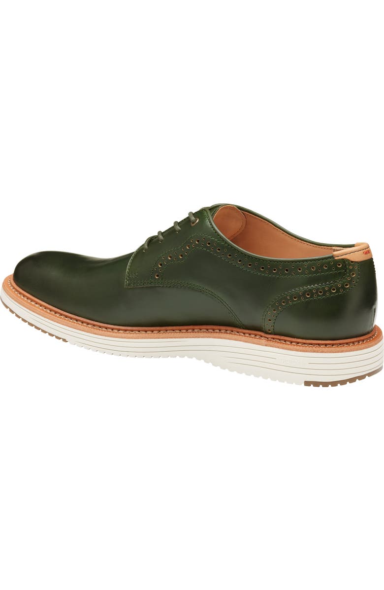 Johnston & Murphy Upton 175th Plain Toe Derby, Alternate, color, Olive Oiled Full Grain