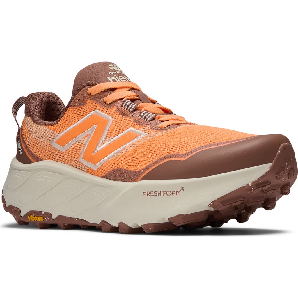 New Balance Fresh Foam X Hierro V9 Trail Running Shoe In Orange