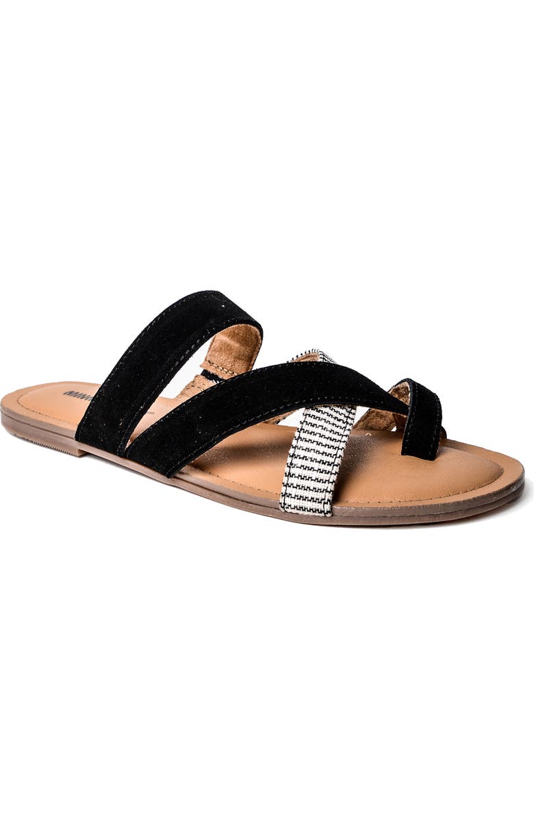 Minnetonka Faribee Strappy Sandal, Main, color,