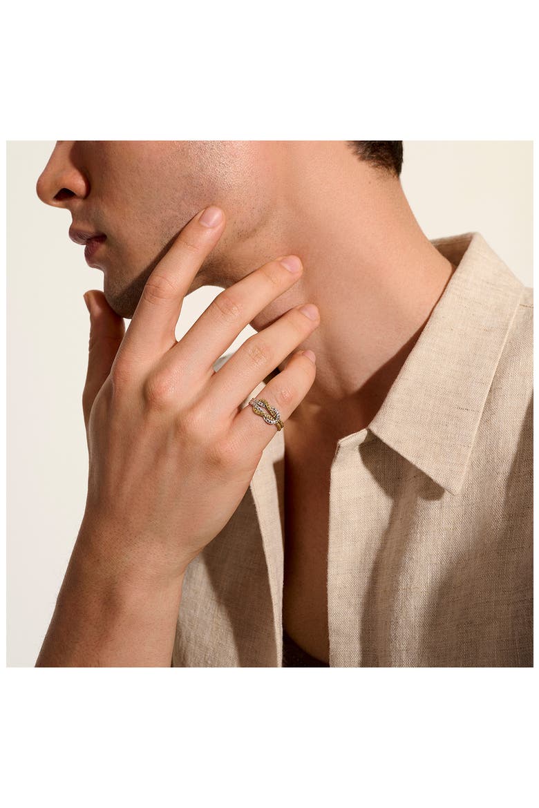 Love Knot Ring, 3.6mm, Alternate, color, SILVER/GOLD