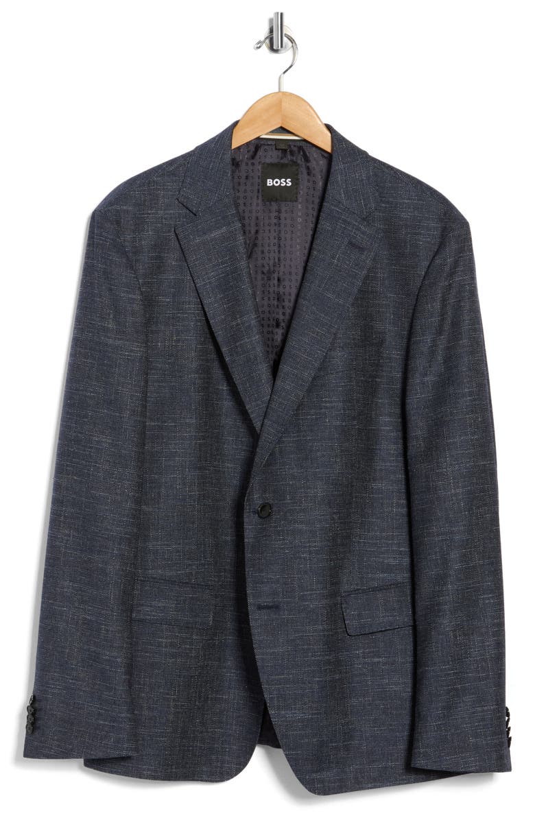 BOSS Hutson Sport Coat, Main, color, Dark Blue