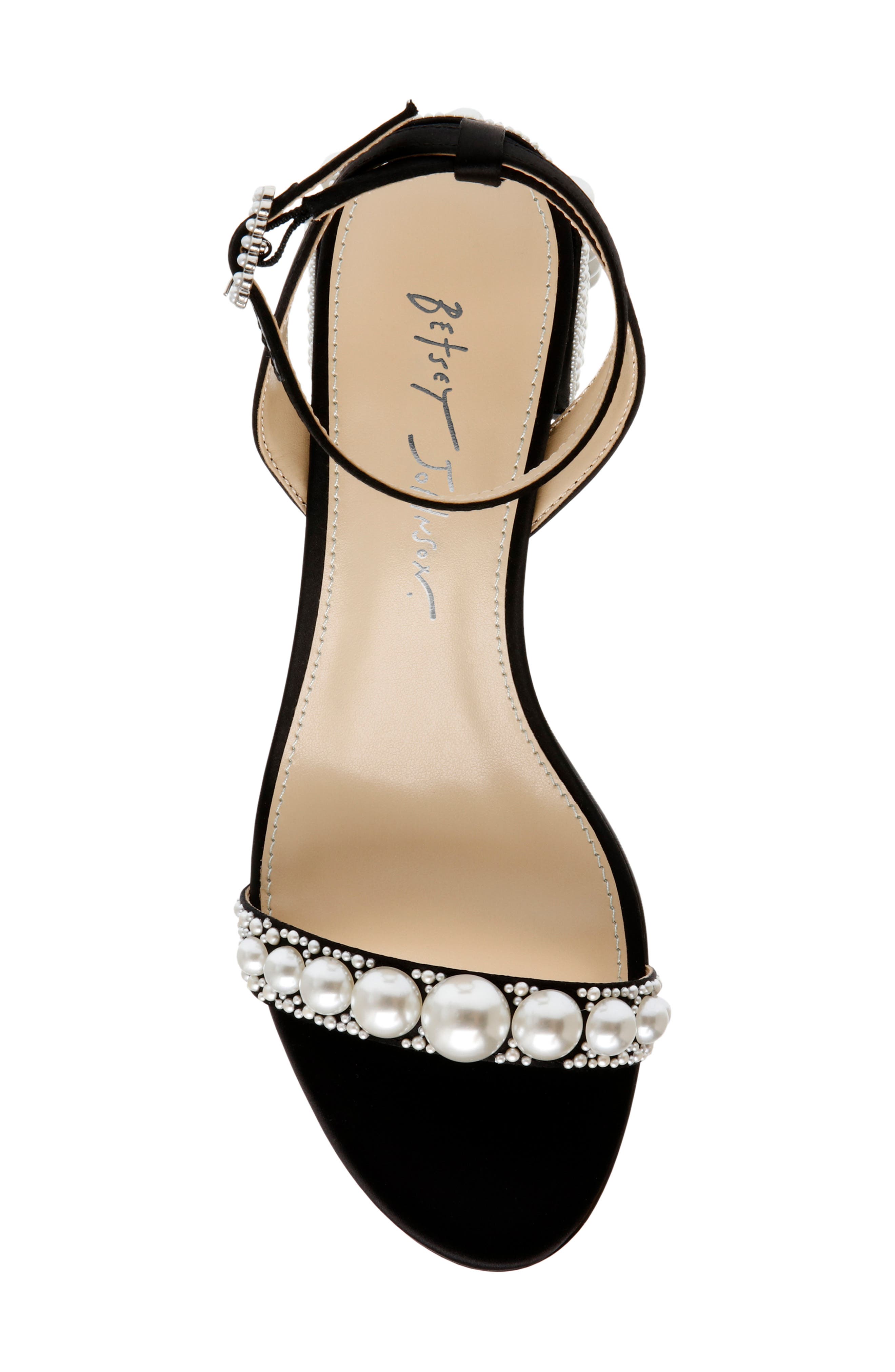 Betsey Johnson Tina Ankle Strap Sandal, Alternate, color, 