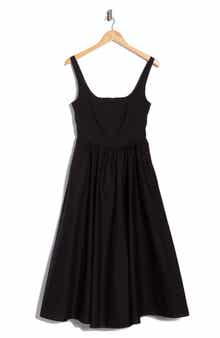 WAYF Corset Midi Dress