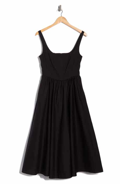 WAYF Corset Midi Dress