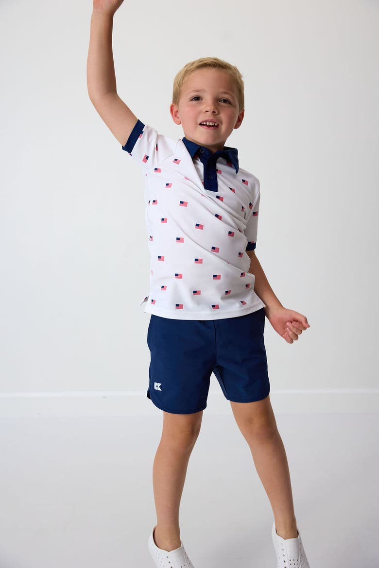 Boys Polo Shirt, Alternate, color, Flag