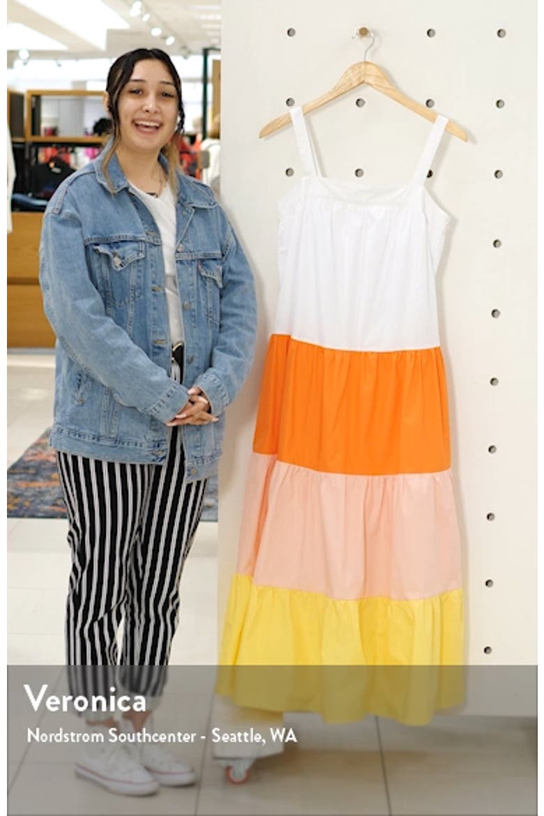 Colorblock Maxi Dress video