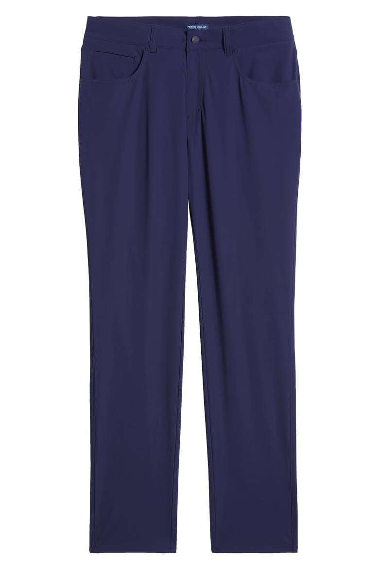 Bingham Tailored Fit Performance Knit Pants, Alternate, color, NAVY