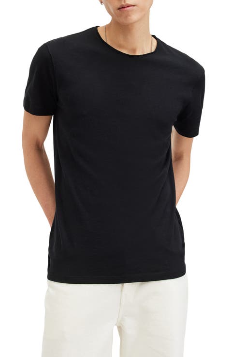 Figure Roll Neck Cotton T-Shirt