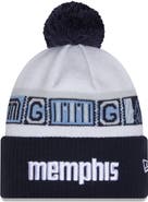 New Era Men's New Era Navy/White Memphis Grizzlies 2025/26 City Edition Cuffed Knit Hat with Pom