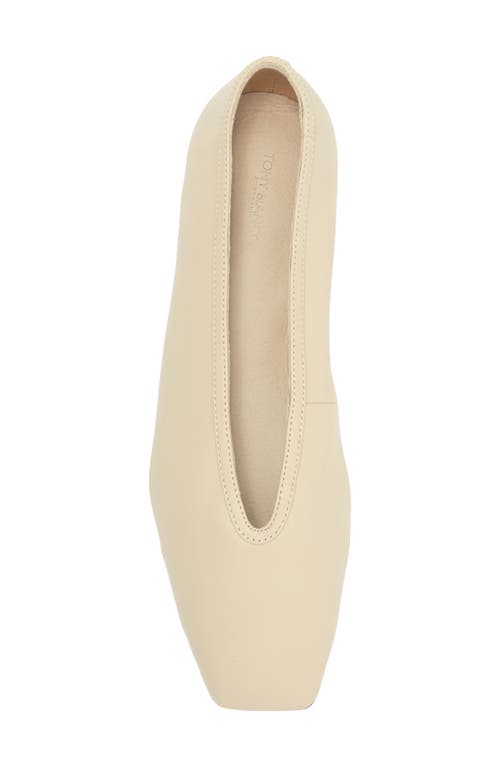 Tony Bianco Bianca Ballet Flat In Vanilla Nappa