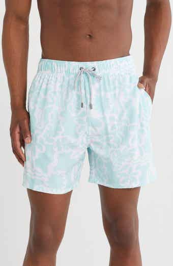 Vintage Summer 4-Way Stretch Volley Swim Trunks