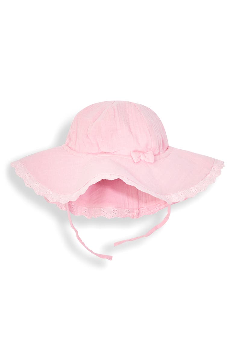 JOJO MAMAN BEBE Embroidered Ruffle Cotton Dress, Sun Hat & Bloomers Set, Alternate, color,