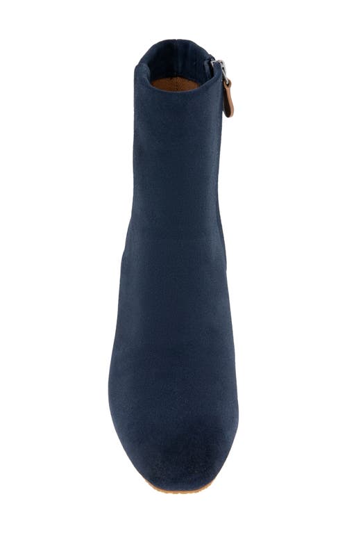Gentle Souls Nash Wedge Bootie In Blue