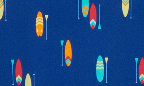 Shop Little Me Surf One-piece Rashguard Swimsuit In Blue