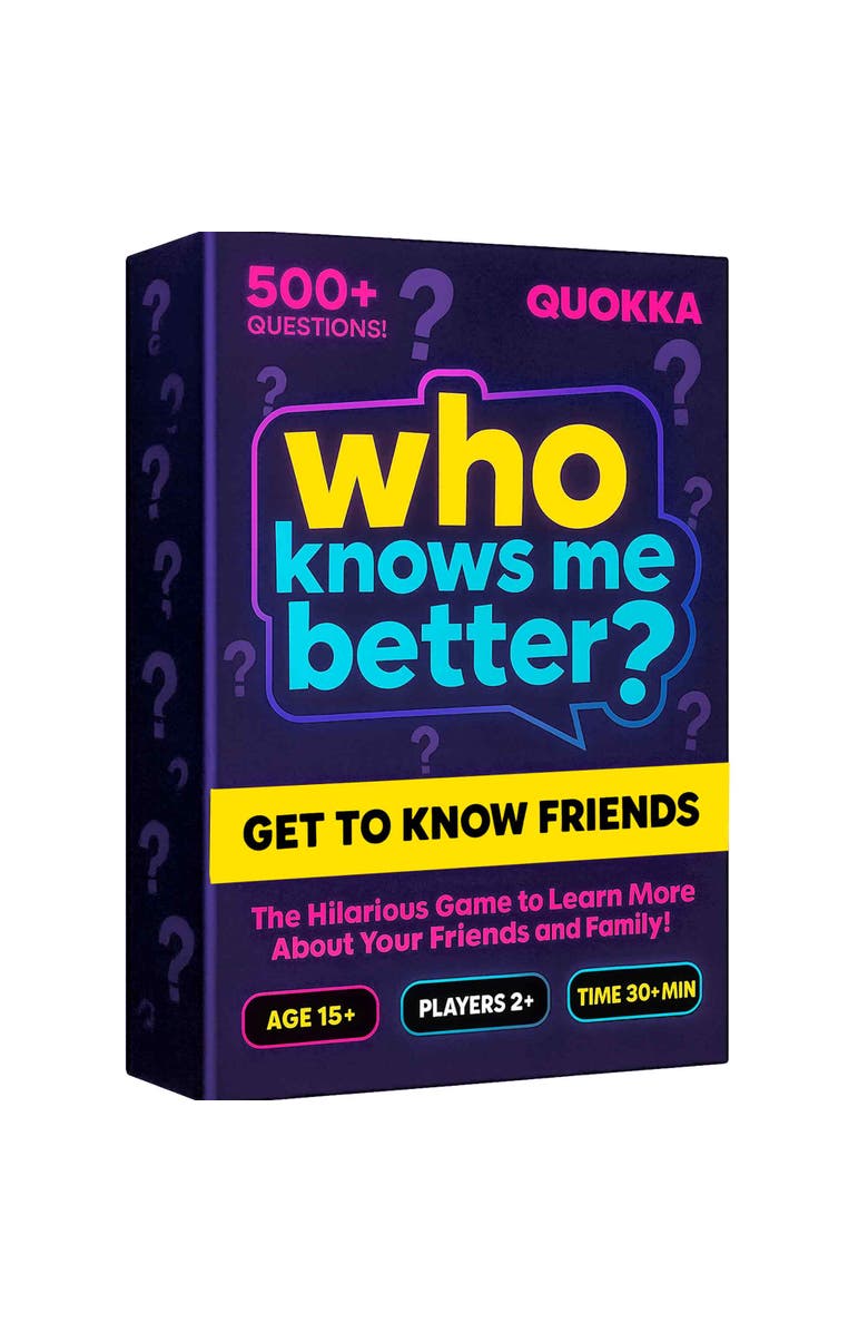 Quokka Who Knows Better? Trivia Card Games for Kids & Family, Main, color, Original