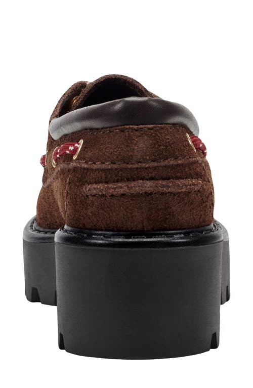 Marc Fisher Ltd Peyten Lug Sole Loafer In Brown