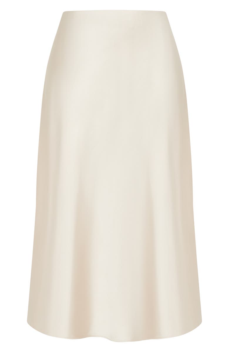 City Chic Miranda Midi Skirt, Alternate, color, Cream