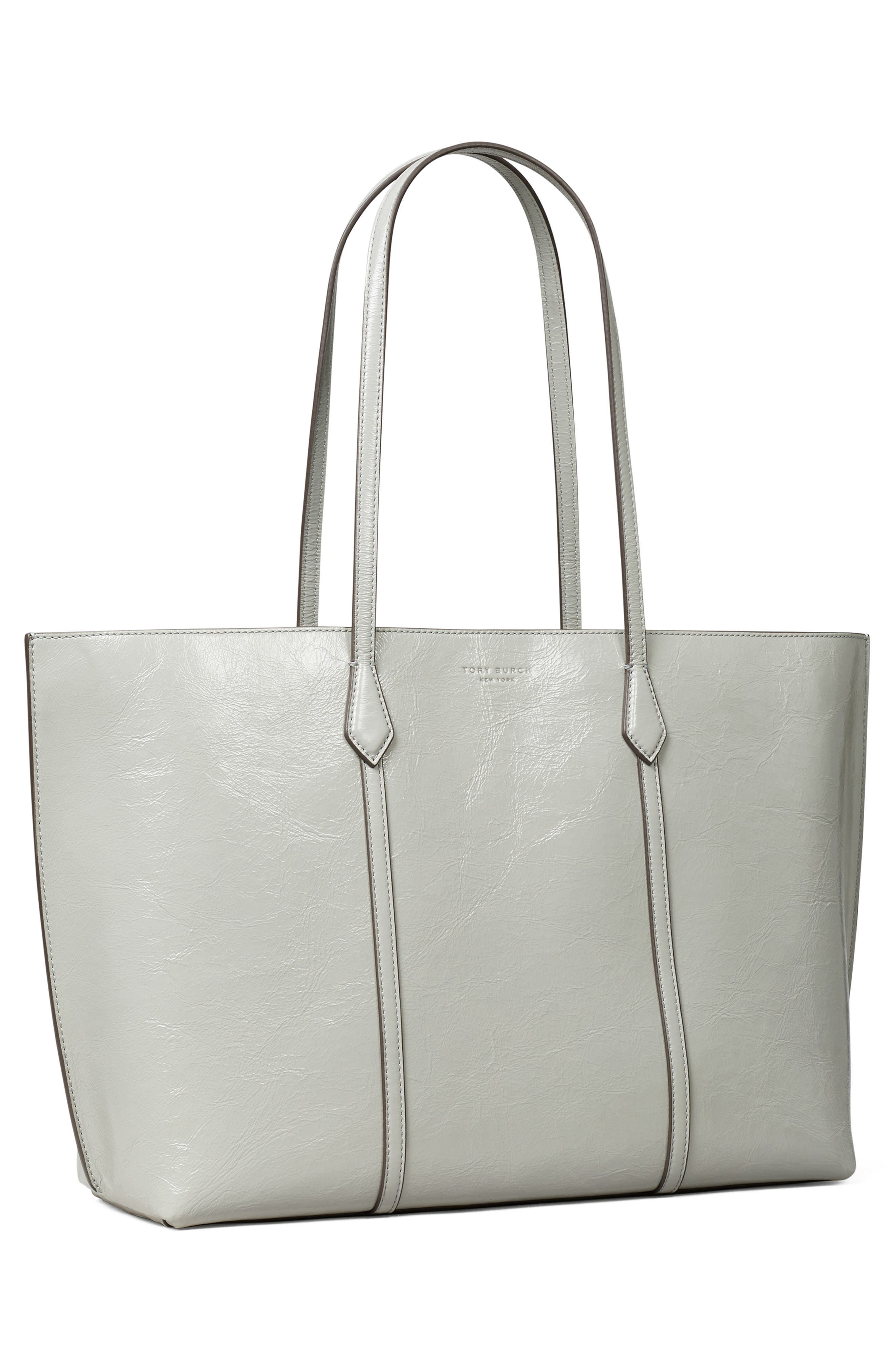 Tory Burch Perry Distressed Leather Tote, Alternate, color, 