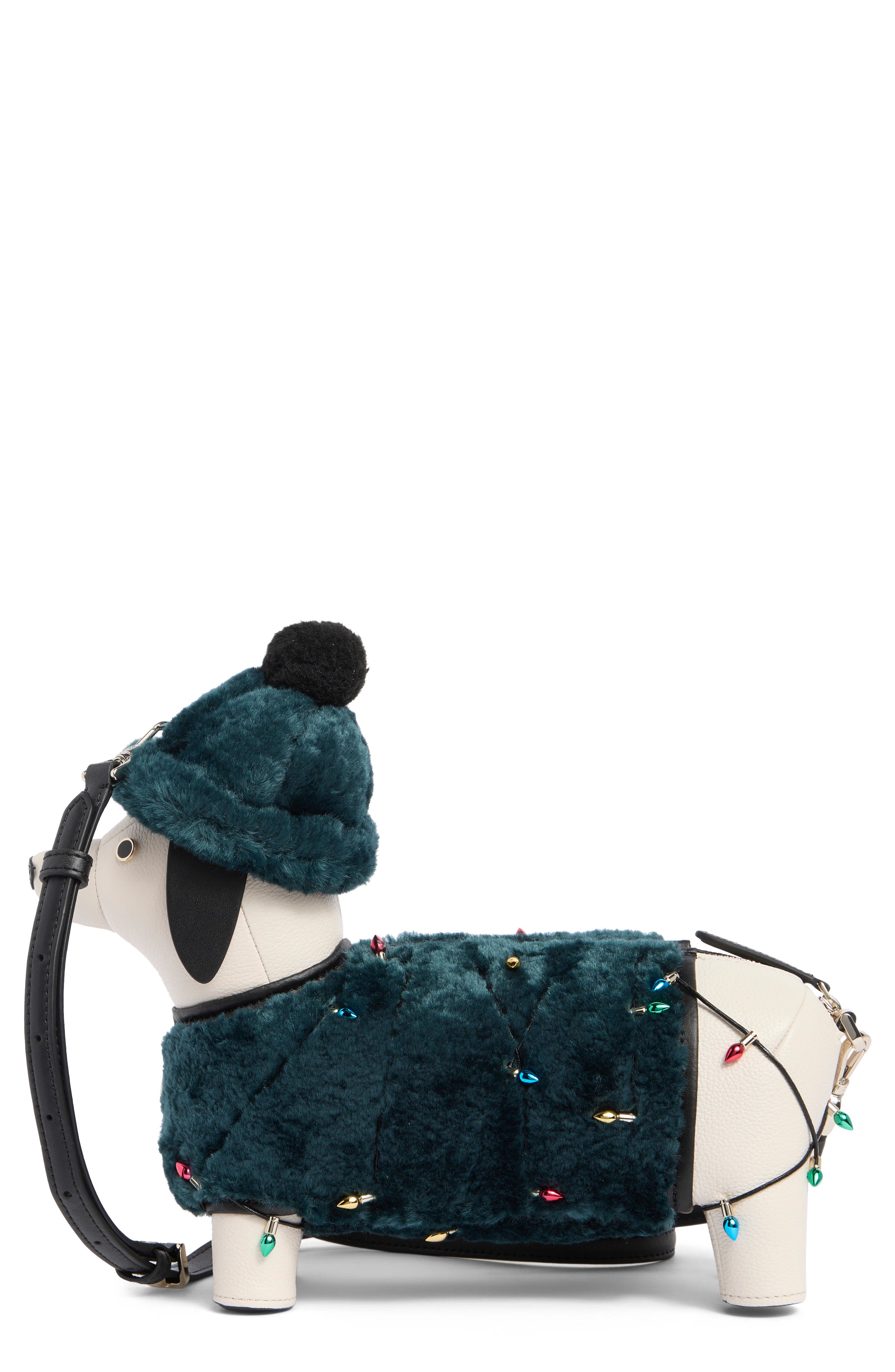 Kate Spade New York Dachshund Crossbody Bag, Main, color, 