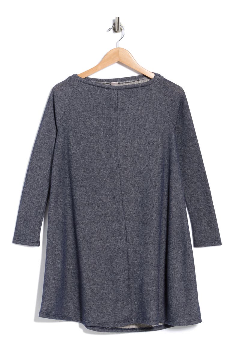 Long Sleeve Sweater Dress, Alternate, color, NAVY