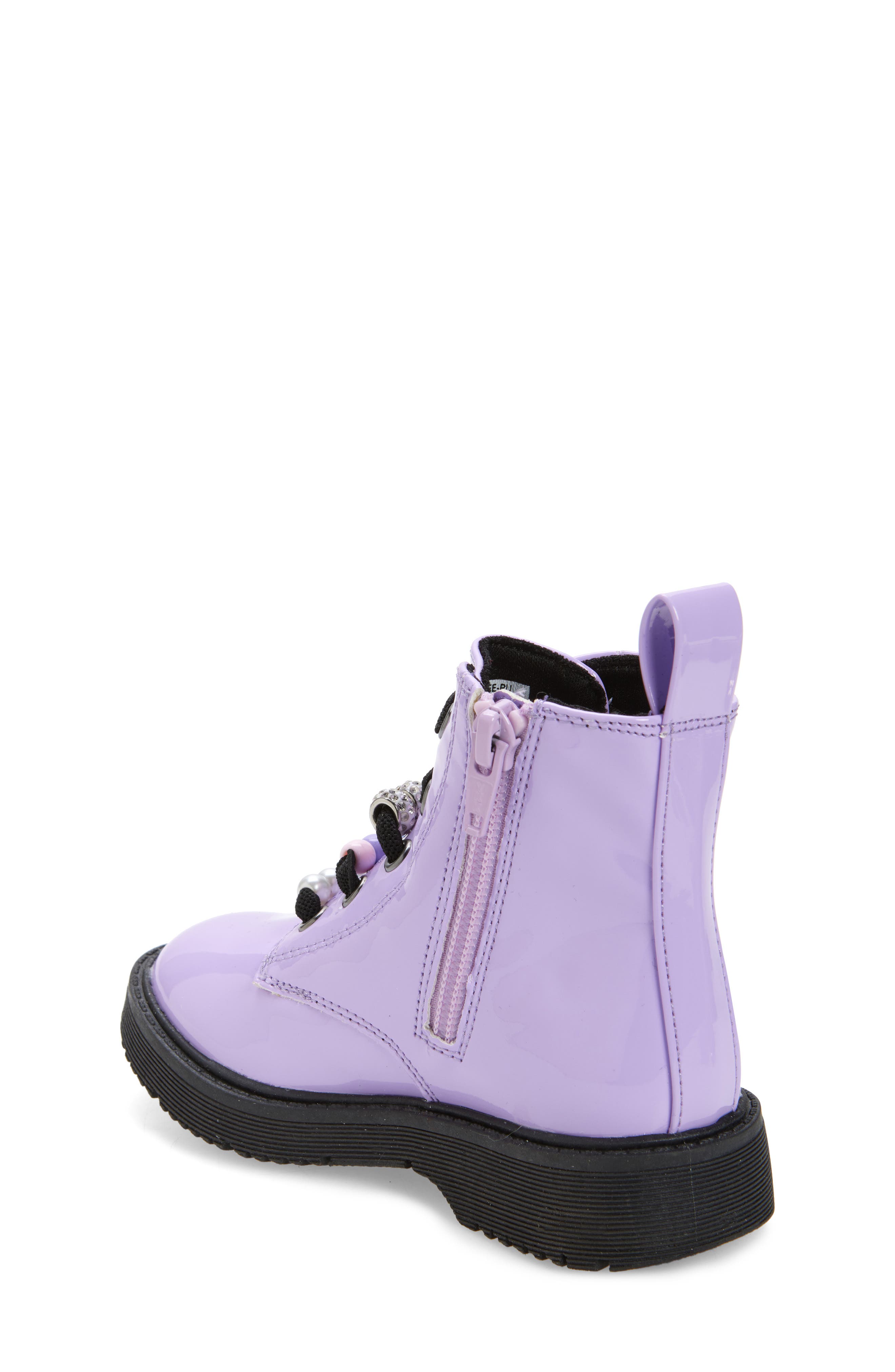 Tucker + Tate Kids' Paislee Charm Lug Boot, Alternate, color, Purple Petal