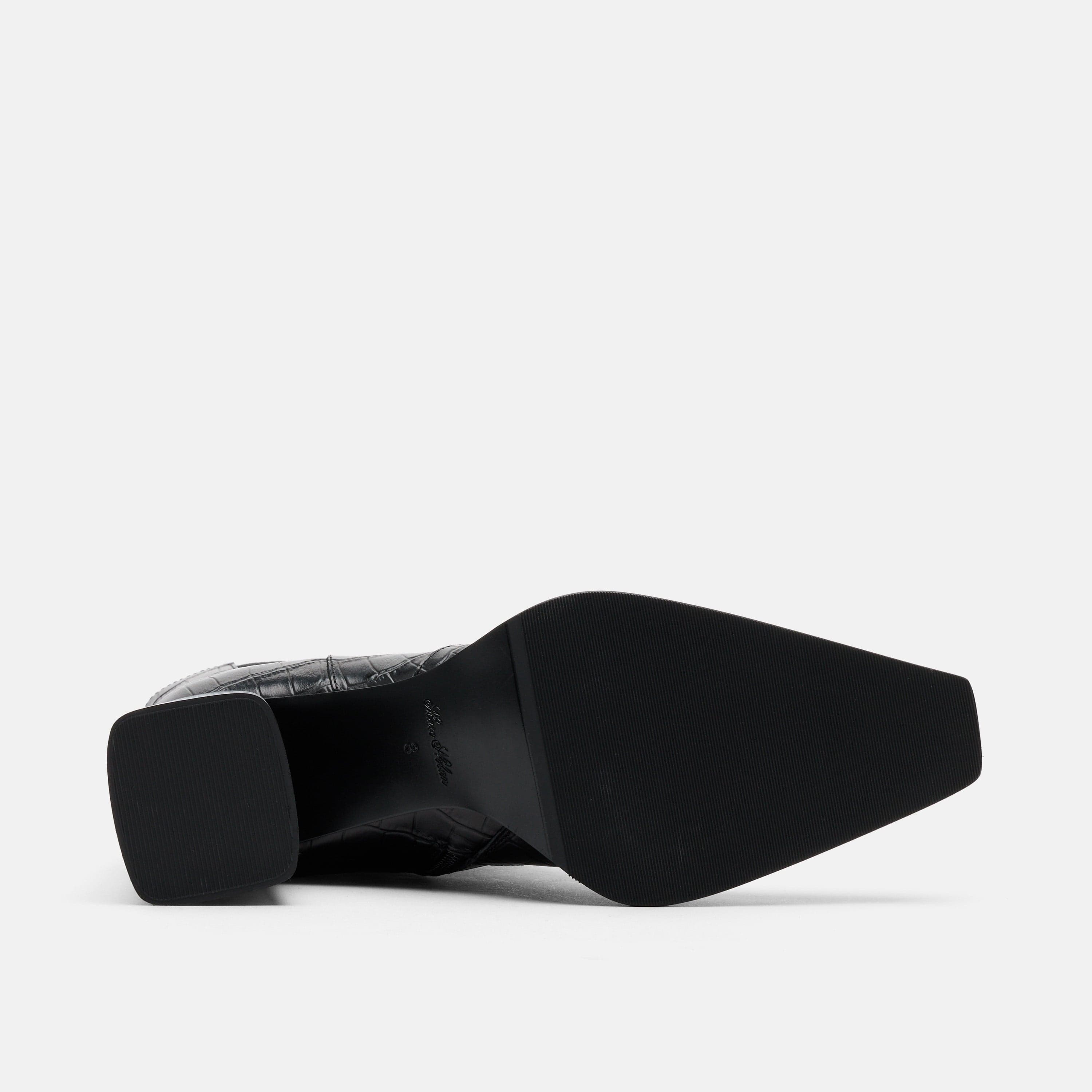 MARC NOLAN Harper Square Toe Chelsea Boots, Alternate, color, Black Croc