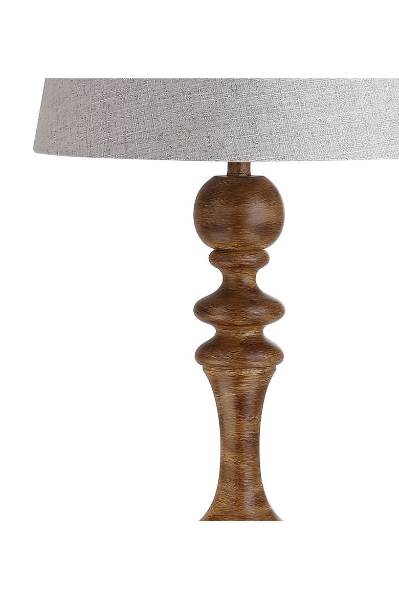 Taylor 67" Rustic Farmhouse Resin LED Floor Lamp, Alternate, color, Brown