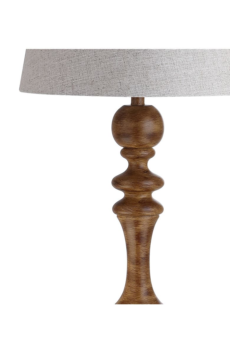 JONATHAN Y Taylor 67" Resin LED Floor Lamp, Brown, Alternate, color, Brown