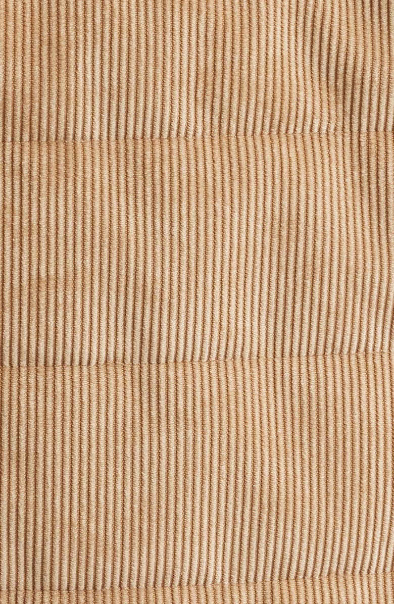 Save The Duck Magnus Water Repellent Corduroy Shirt Jacket, Alternate, color, Biscuit Beige