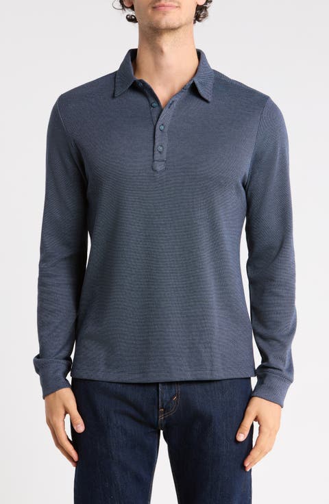 Griffin Long Sleeve Knit Polo