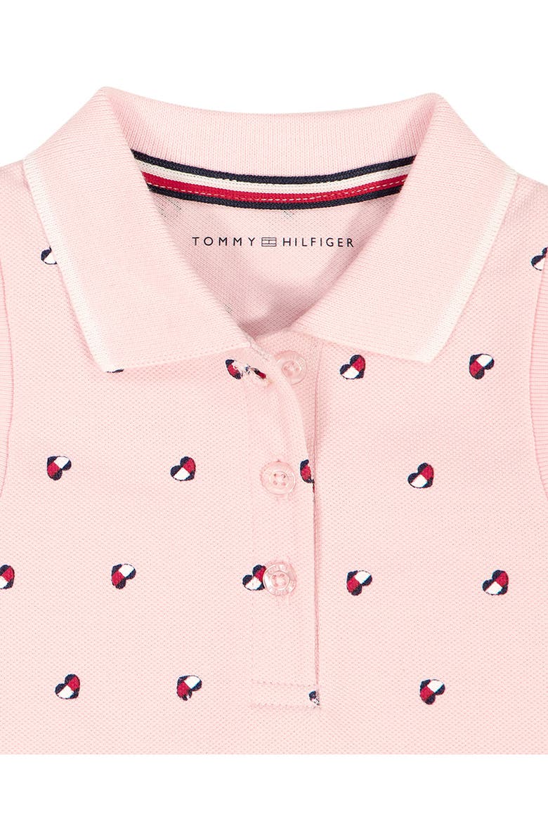 Tommy Hilfiger Tommy Heart Logo Polo & Skirt Set, Alternate, color, 