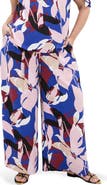 City Chic Wild Fern Printed Wide Leg Pants