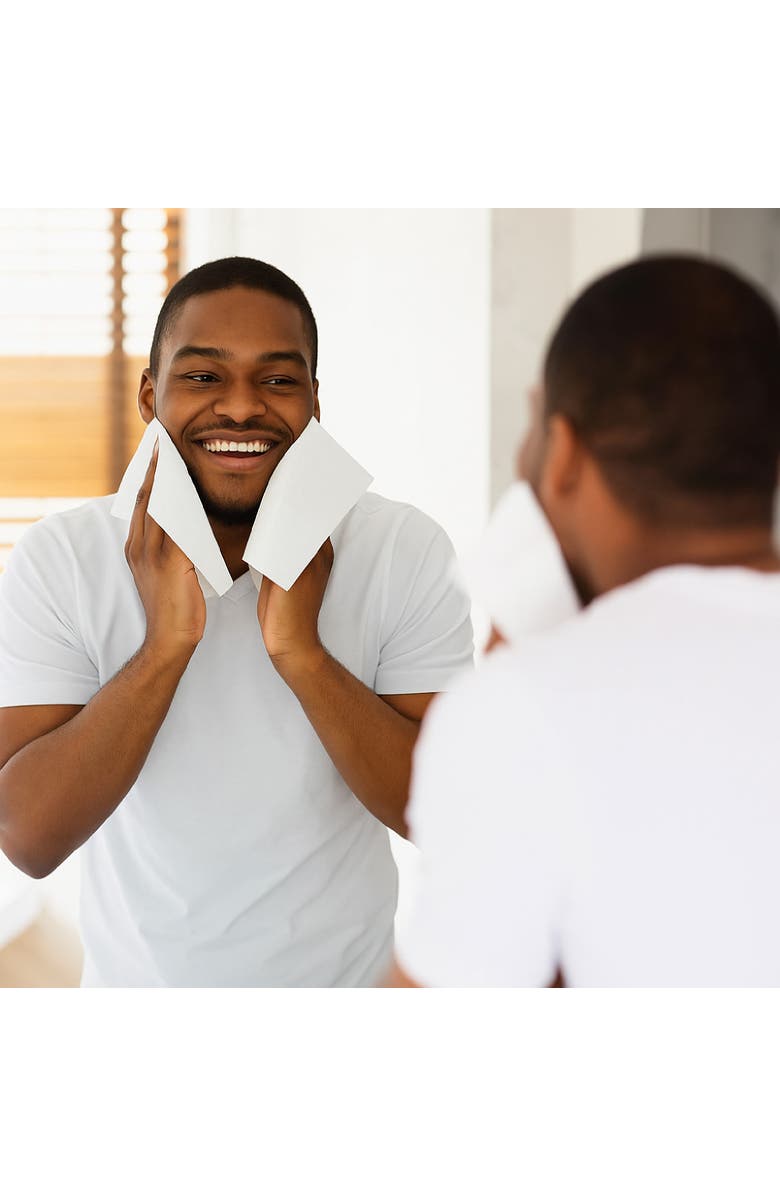 PURSONIC Clean Facial Towels XL Biodegradable Disposable Face Cloths for Sensitive Skin Ultra Soft, Single-Use, Eco Friendly 50 Pack, Alternate, color, White